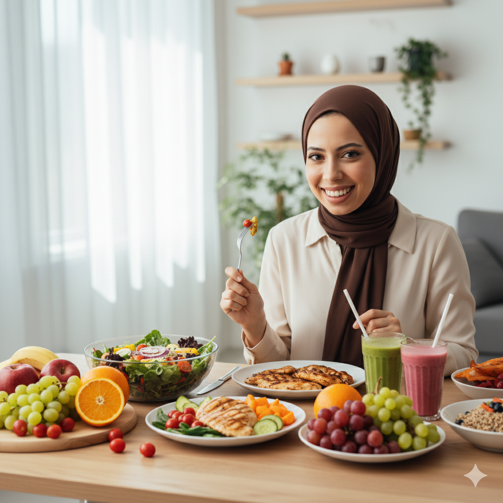 وجبات متنوعة بدون حرمان